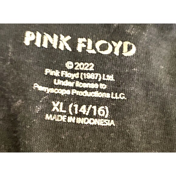 Pink Floyd Dark Side Of The Moon T-shirt Unisex Size XLYouth Black Band Tee 2022 - Picture 3 of 5